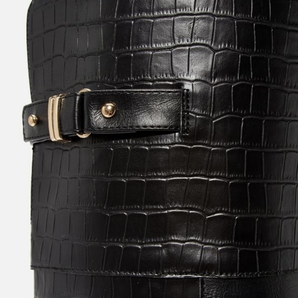 Over knee thigh high crocodile boots - Picture 5 of 10